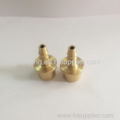 Brass crimp fitting hose barb hose end fitting