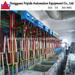 Feiyide Automatic Chrome Rack Electroplating / Plating Equipment for Water Faucet
