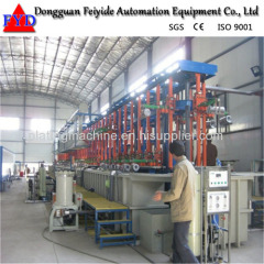 Feiyide Automatic ABS Chrome Rack Electroplating / Plating Production Line