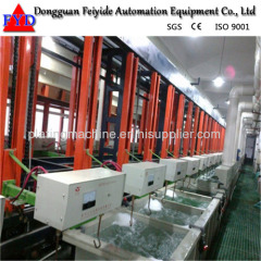 Feiyide Automatic ABS Chrome Rack Electroplating / Plating Production Line