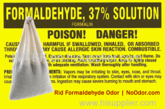 SMELLEZE Reusable Formaldehyde Smell Removal Deodorizer Pouch: Rids Chemical Odor Without Cover-Ups in 150 Sq. Ft.