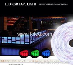 More Views UL /CE/RoHS approved LED Strip 5050 (30 LED per Meter) IP65 Waterproof RGB COLOUR CHANGING