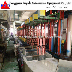 Feiyide Automatic Vertical Lift Chrome Rack Electroplating / Plating Machine for Bathroom Accessory