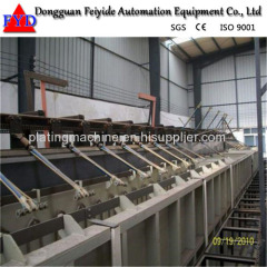 Feiyide Automatic Climbing Copper Rack Electroplating / Plating Production Line for Shower Head