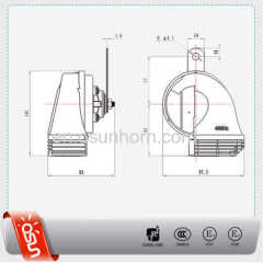 Dual Track Powerful Car Horn Electric Super Horn