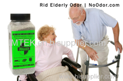 SMELLEZE Natural Elderly Odor Remover Deodorizer: 2 lb. Granules Destroy Sick Room Stench