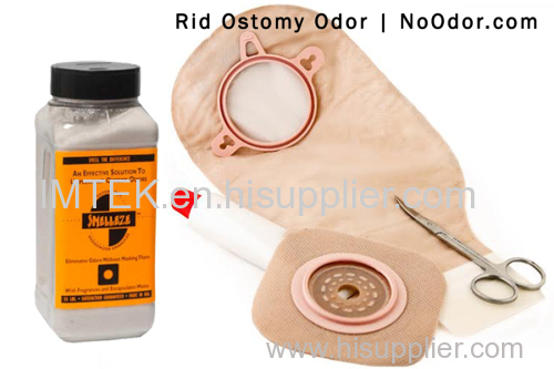 SMELLEZE Ostomy Bag Odor Eliminator: 50 lb. Granules Remove Stoma Stink