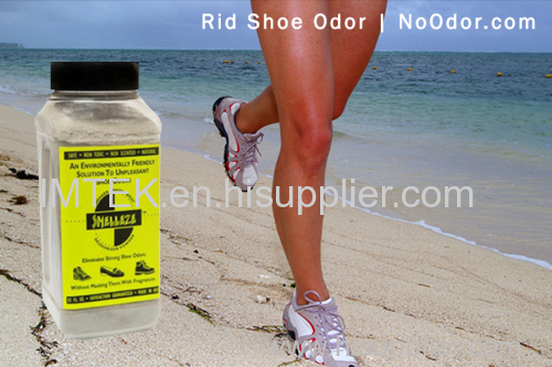 SMELLEZE Natural Shoe Odor Remover Deodorizer: 2 lb. Stinky Shoe Stopper Powder