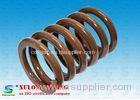 High Tensile Steel Machinery Springs / Industrial Spring Brown Powder Coated