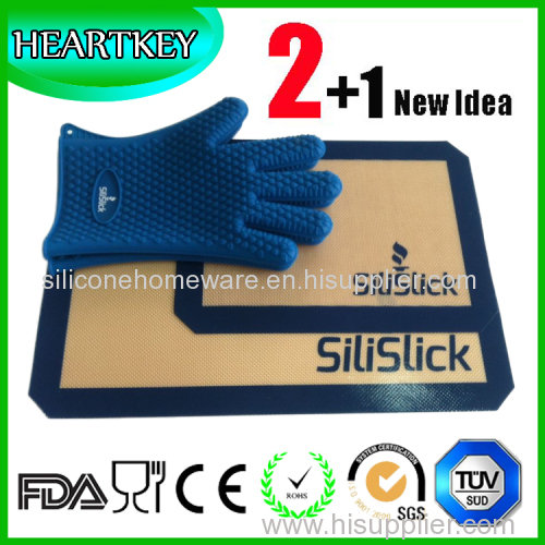 Customized silicone pastry mat with measures silicone baking mat professional kitchen tools 