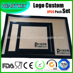 Customized silicone pastry mat with measures silicone baking mat professional kitchen tools