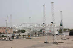 16x10M lighting truss pyramid roof in Africa