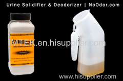 SMELLEZE Urine Solidifier & Odor Remover: 50 lb. Bedpan Portable Urinal & Travel John Urine Super Absorbent