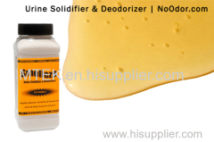 SMELLEZE Urine Absorber Solidifier & Deodorizer: 2 lb. Granules for Portable Urinals & Bedpans