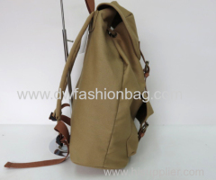 Fashion canvas fabric backpack