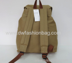 Fashion canvas fabric backpack