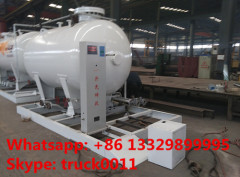 5000L mobile skid mounted lpg gas refilling plant for sale