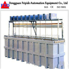 Feiyide Manual Zinc Rack Plating Production Line for Fastener / Zipper Slider