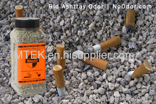 SMELLEZE Natural Ashtray Smell Remover Deodorizer: 2 lb. Granules Rid Smoke Stench