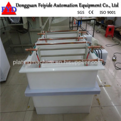 Feiyide Manual Zinc Barrel Plating Production Line for Screw / Nuts / bolts