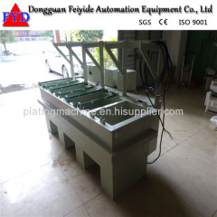 Feiyide Manual Copper Barrel Electroplating / Plating Production Line for Metal Parts