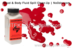 SMELLEZE Blood & Body Fluid Clean Up Super Absorbent Solidifier & Deodorizer: 2 lb. Granules