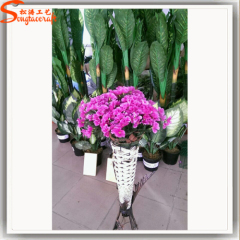 Factory wholesale artificial flower color bouquet pieces a lot fake flowers