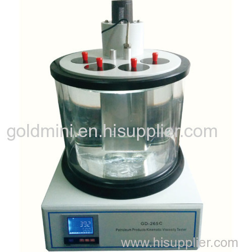 Manual Kinematic Viscometer Tester with Double Glass Tank