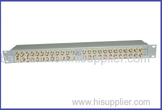 24E1 1.6/5.6Coax 75ohm to RJ45 120ohm Balun Panel