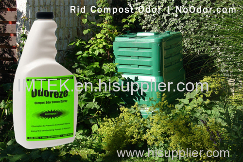 ODOREZE Natural Compost Smell Eliminator Spray: Makes 64 Gallons to Stop Composting Stench