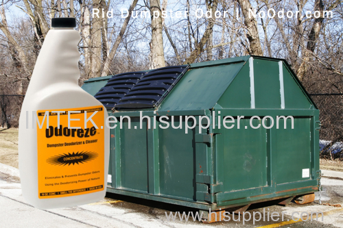 ODOREZE Natural Dumpster & Chute Odor Eliminator: Makes 64 Gallons to Clean Trash Stink
