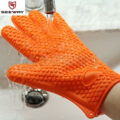 SeeWay Kitchen Cooking Oven Heat Resistant Silicone Gloves