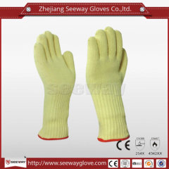 SeeWay Wholesale Long cuff heat resistant work gloves for arm protection