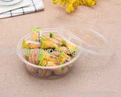 Disposable plastic high lid packaging containers 750ml