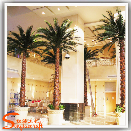 High simulation Artificial Green Leaves Mall decor Artificial Palm Trees