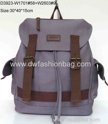 Canvas fabric fashion backpack
