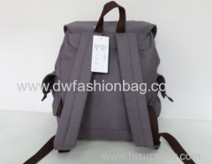 Canvas fabric fashion backpack