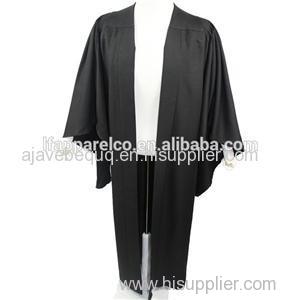 UK Style Graduation Bachelor Gown-Black Color