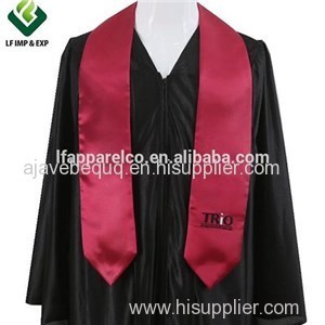 Embroidered Customized Satin Graduation Stoles