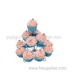 13 Cups Wire Cake Holder With Powder Coating