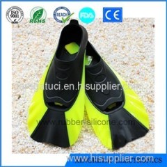 Custom Silicone Swimming Fins Diving Shoes Comfortable Tail Swim Fins