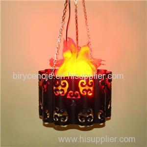GOOD QUALITY 10W ELECTRONIC LED HANGING ARTIFICIAL SILK FLAME EFFECT LIGHT