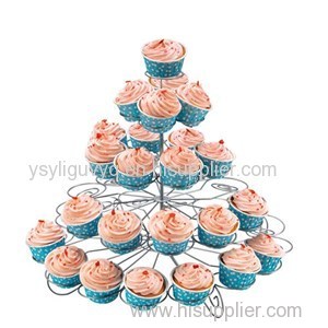 41 Cups Wire Cake Holder With Powder Coating