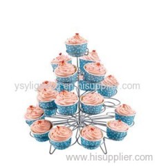 23 Cups Wire Cake Holder With Powder Coating