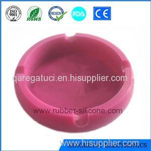 Square Shape And Portable/Smokeless Ashtray Type Square Silicone Ashtray