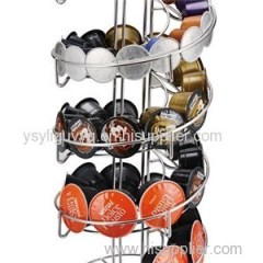 Stainless Steel Coffee Capsule Holder Can Hold 40pcs Lavazza Mio Capsules