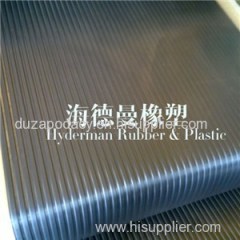 Wide Fluted Rubber Matting