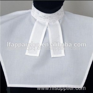 UK Style White Full Bib For Collarettes