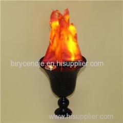 HOT SALE DECORATIVE LED TABLE SILK FLAME LIGHT IN TRUMPET SHAPE