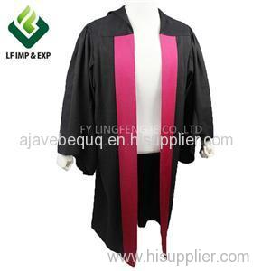 UK Robe With Rose Banner Front